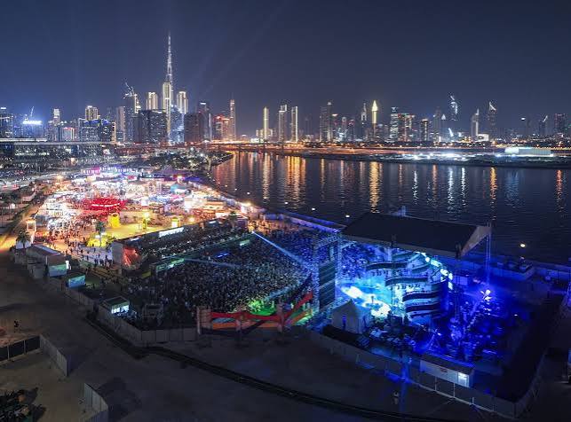 Sole DXB with Dubai Skyline
